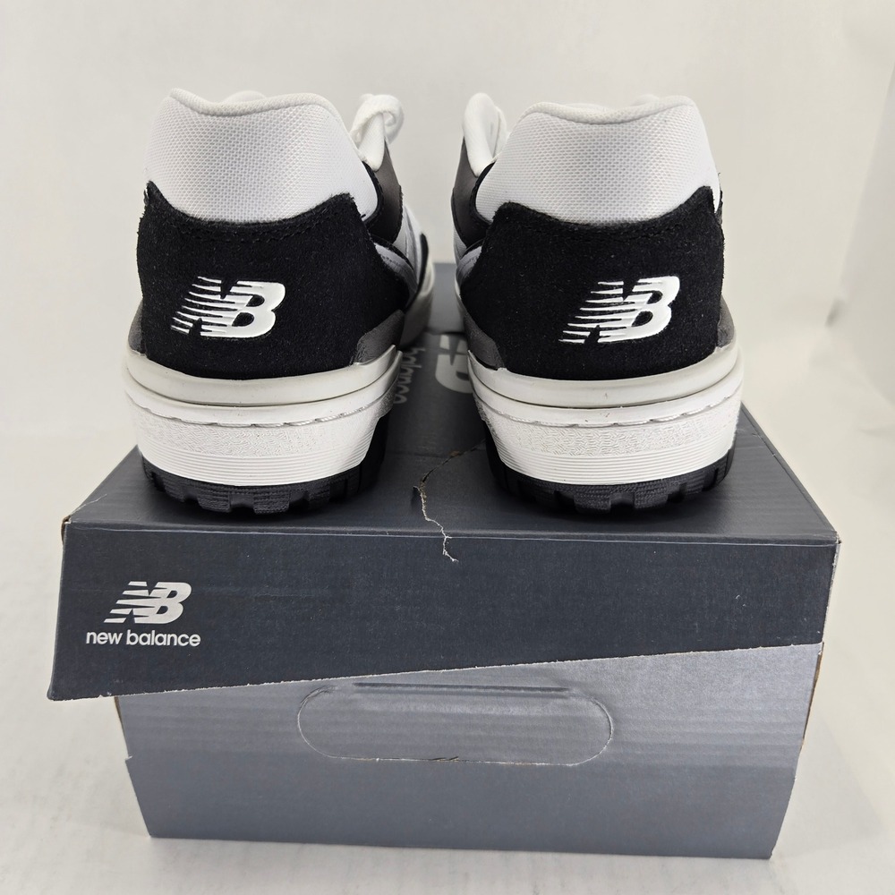 New Balance 550 White Black GSB550CA Kids Boys Size 7 Sneakers New in Box - Picture 4 of 12